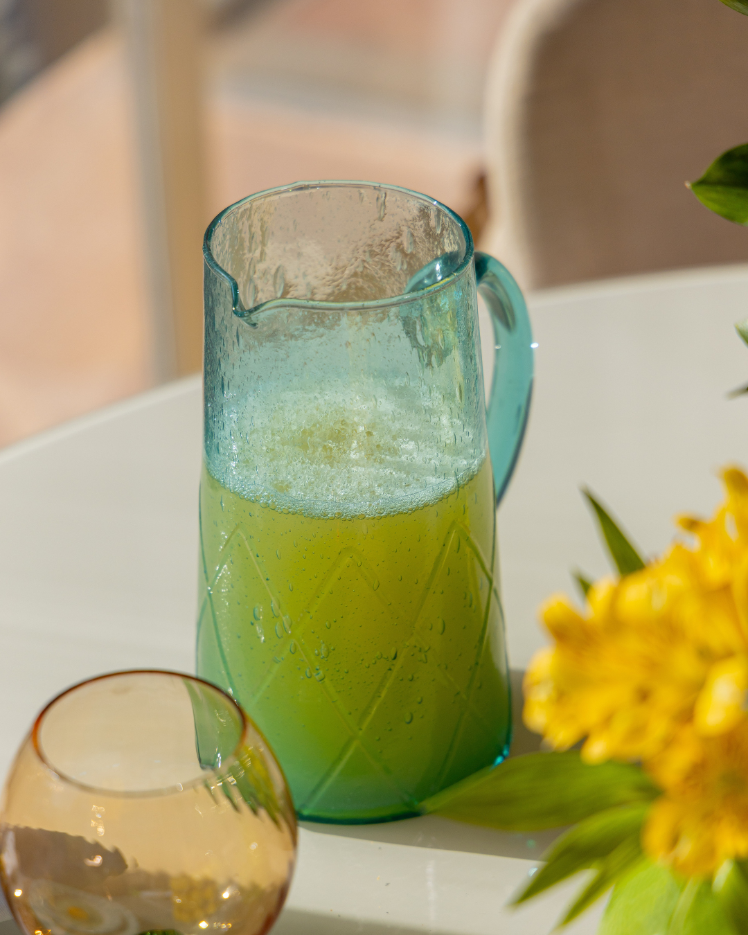 Jarra Blue Diamond em Vidro - 1,5 L