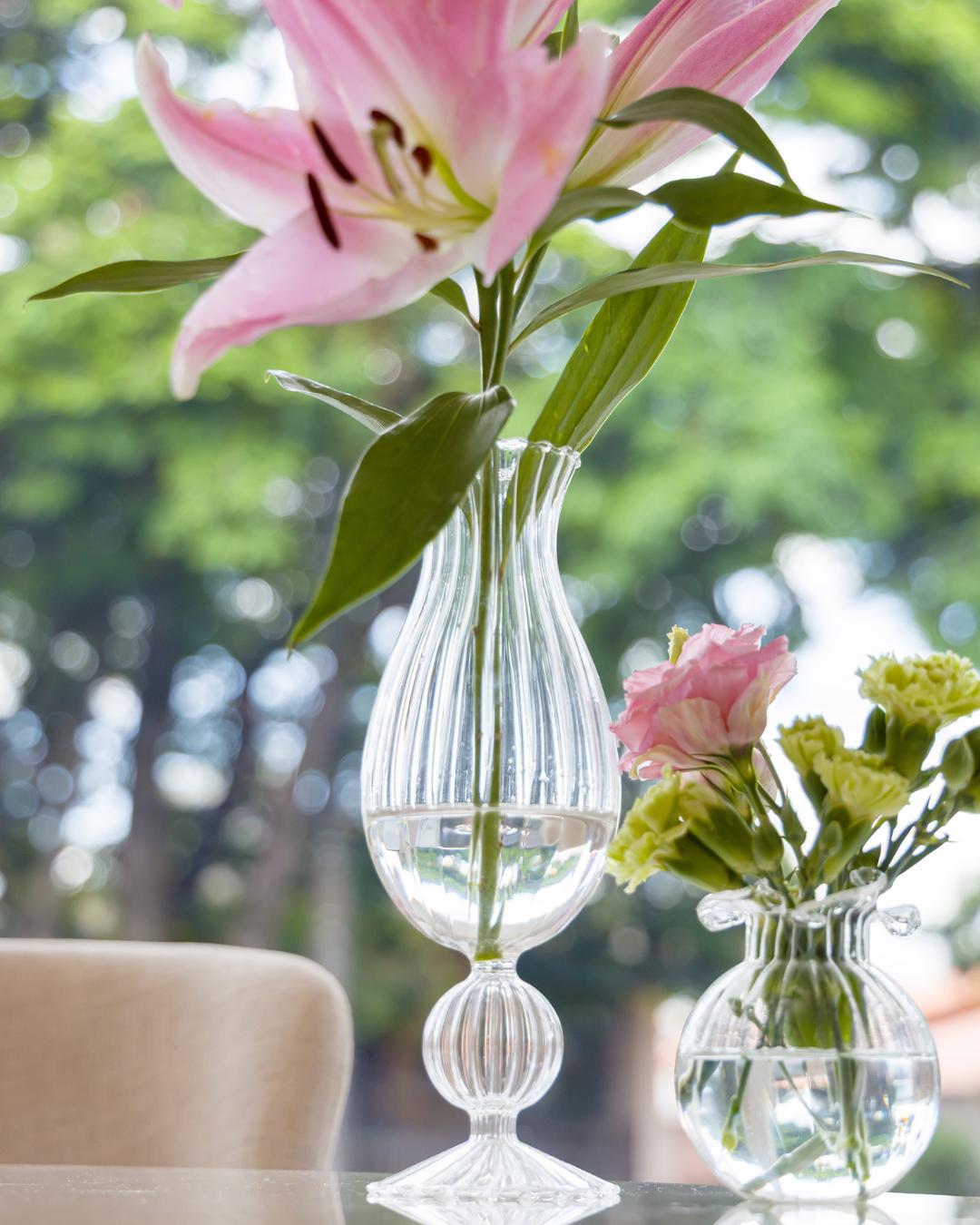 Vaso de Vidro Lily Grace - 25x10 cm