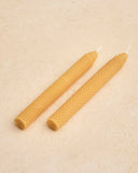 Kit de Velas Castiçal de Cera de Abelha set c/ 2 pçs