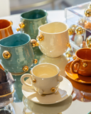 Xicara Café com Pires Bruxelas Nude