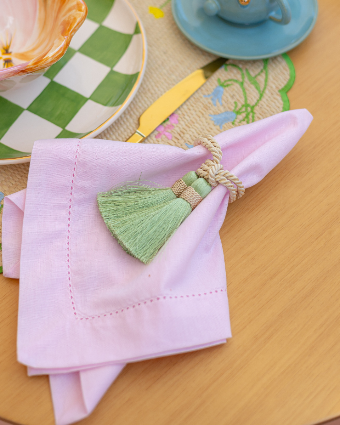Porta-guardanapo Tassel Verde