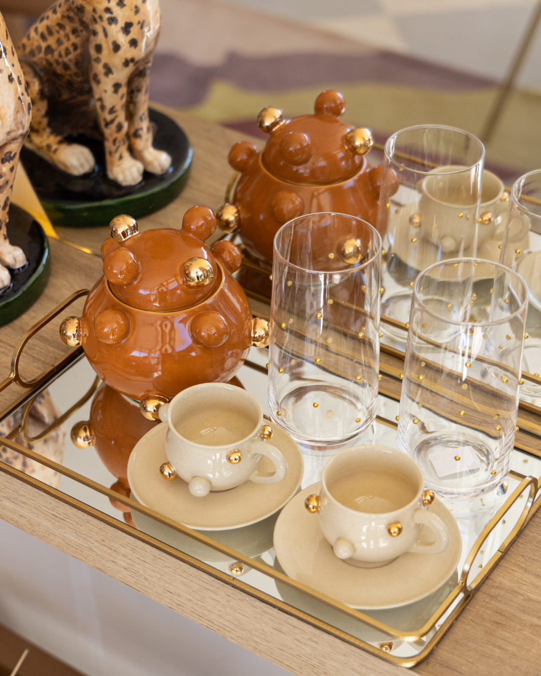 Xicara Café com Pires Bruxelas Nude