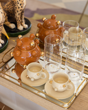 Xicara Café com Pires Bruxelas Nude