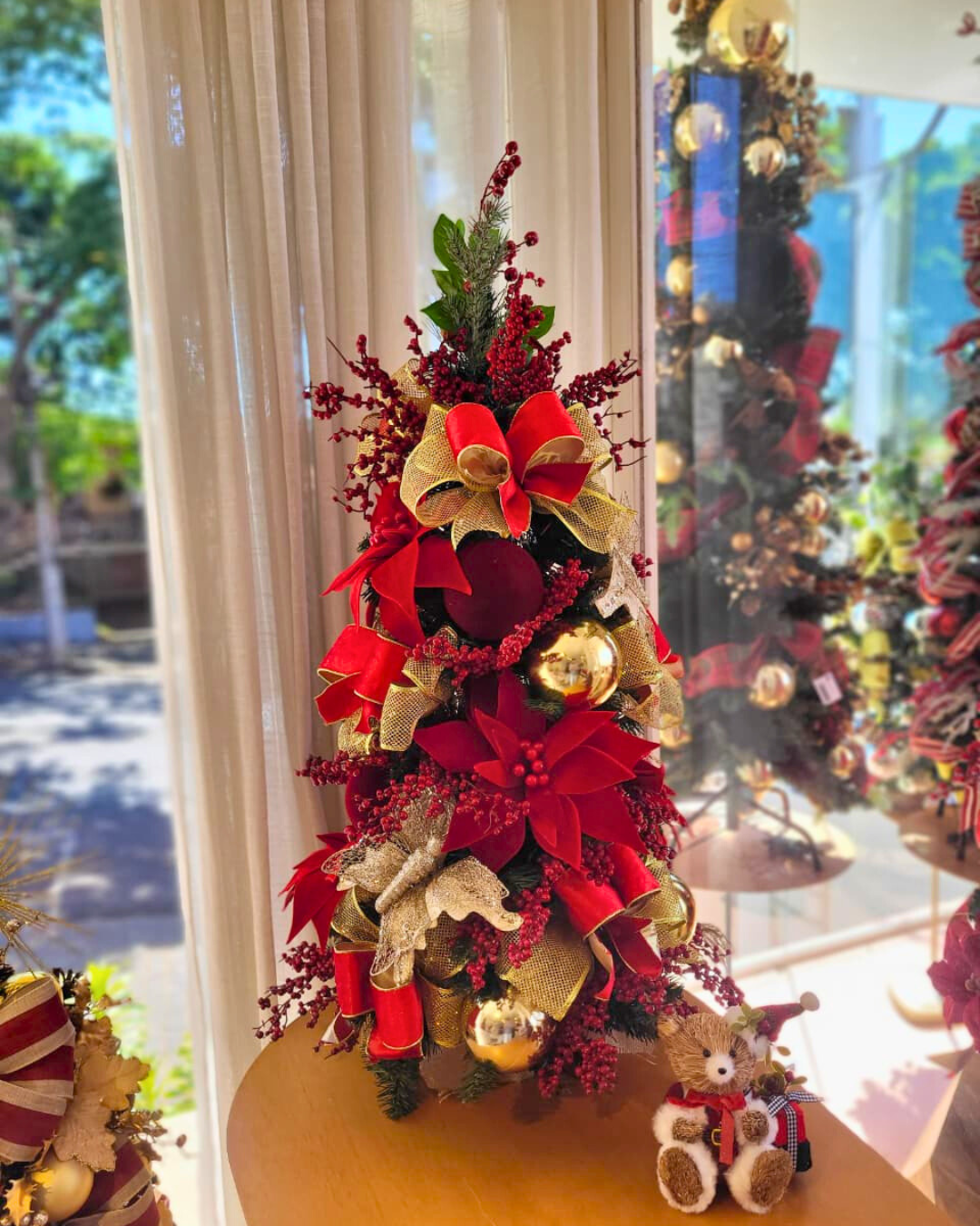 Árvore de Natal Poinsettia Royale  - 90cm