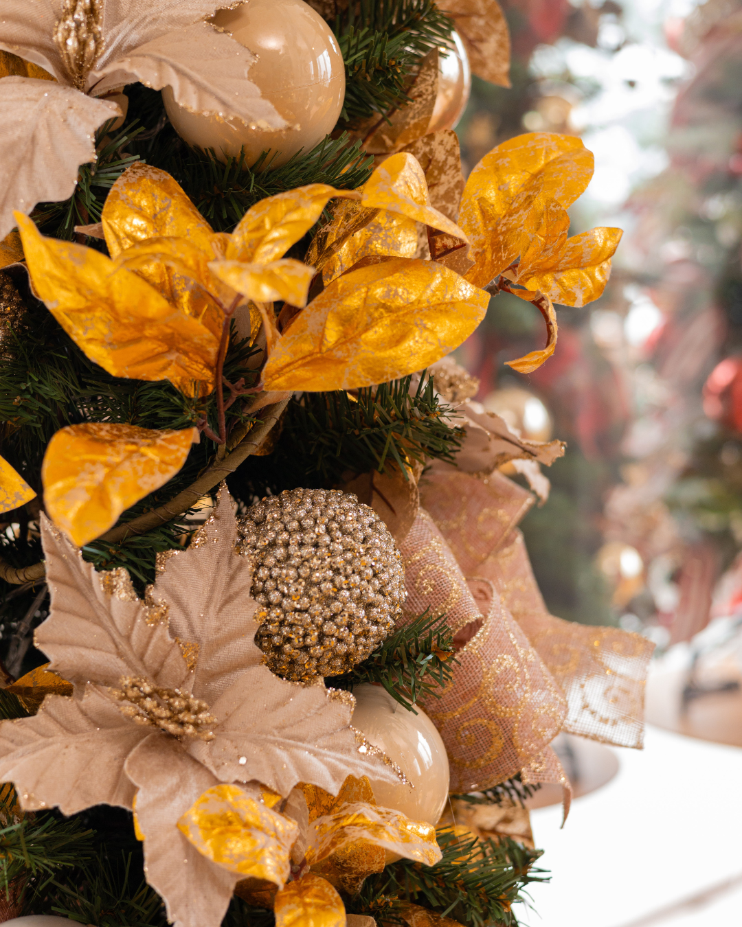 Árvore de Natal Champagne Glam - 90cm