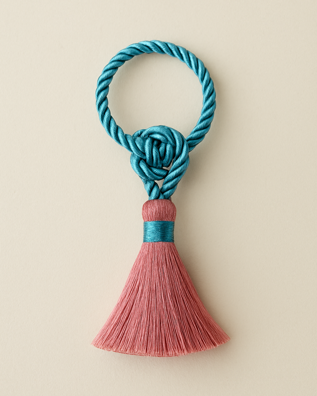 Porta-guardanapo rosê e tiffany