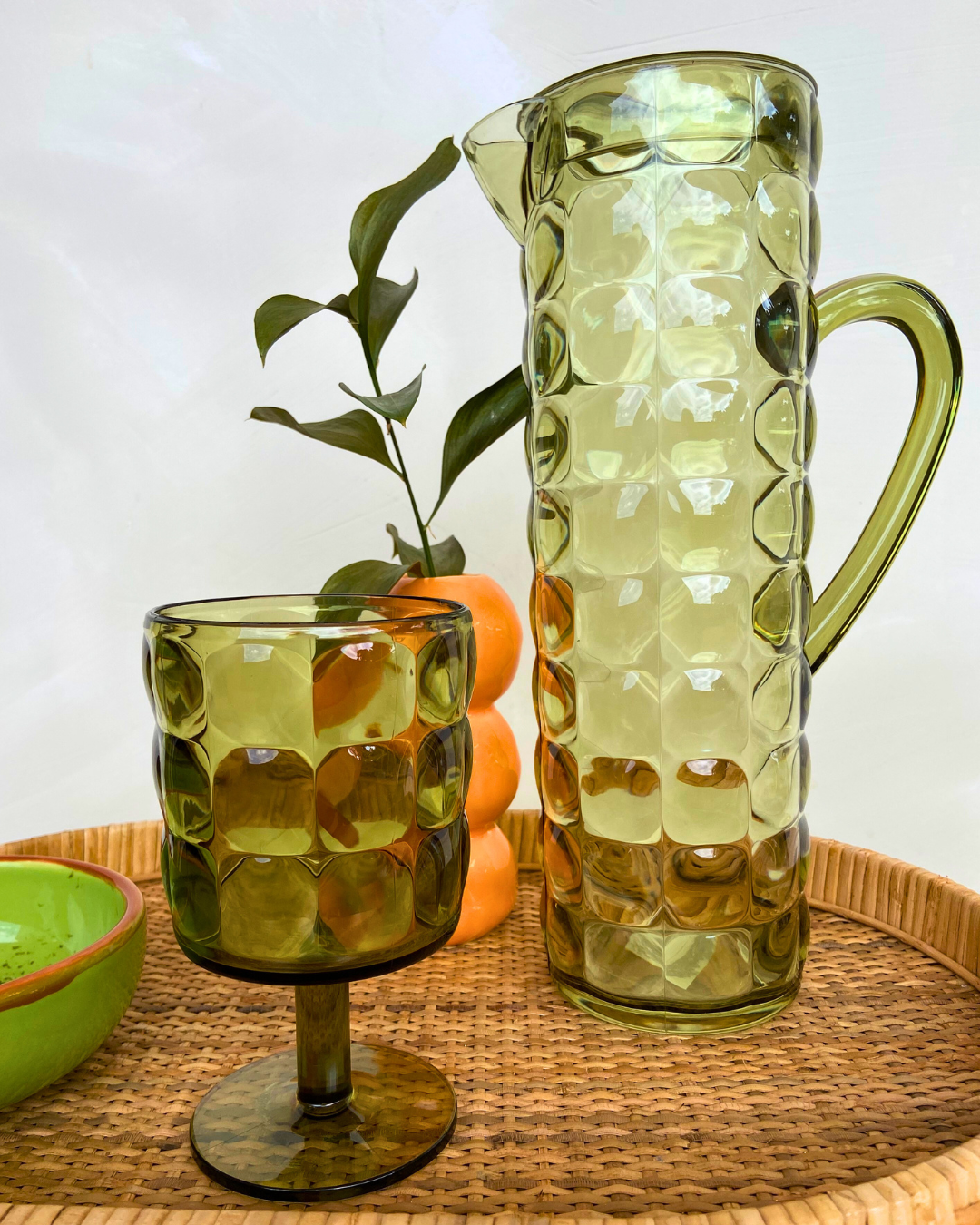 Jarra Ice em Acrílico Verde Escuro 1,5L