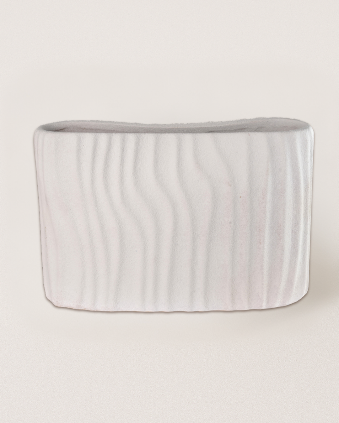 Vaso Decorativo de Cerâmica – Branco