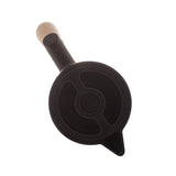 Garrafa Térmica Plástico com cabo em Madeira Nórdica Preta - 1L