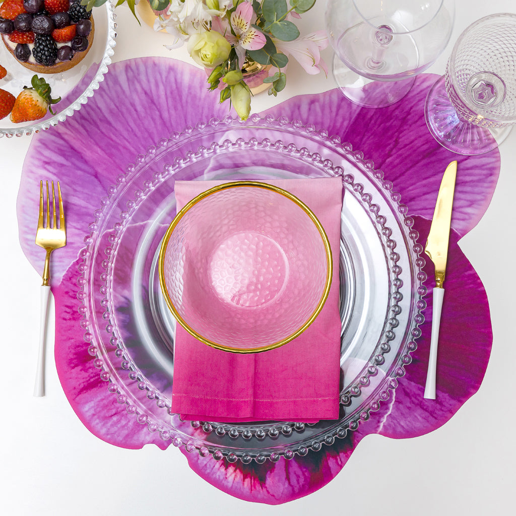 Prato Cristal de Chumbo Pearl