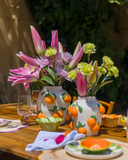 Vaso Cerâmica Tangerina- G