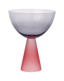 Taça Sobremesa Fumê e Rosa - 240ml