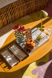 Caixinha Bruxelas Ouro Alternado - Ocre