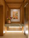 Quadro Decorativo Jardim Contemporâneo - 80x100cm