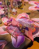 Conjunto 4 Peças Jogo Americano Bloom - Orquídea Rosa