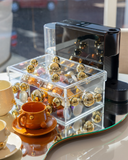 Xicara Café Bruxelas com Pires Ocre - Unidade