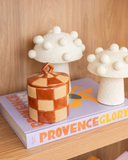 Pote Cerâmica Rosso Chess - 14x11 cm