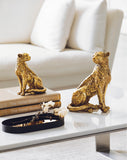 Escultura Leopardo - 20 x 15 x 9 cm