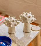 Escultura Cogumelo Dots Grande em Cerâmica - 22x18cm