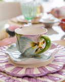 Conjunto 4 Xícaras Amor Perfeito Le Jardin em Cerâmica