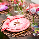Prato Sobremesa Amor Perfeito Rosa  - Le Jardin - Pré venda de 45 dias úteis