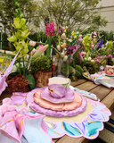 Conjunto 4 Pratos Rasos Amor Perfeito - Le Jardin