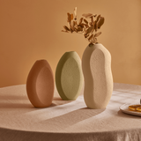 Vaso Decorativo Moderno - Verde Musgo 27×16 cm