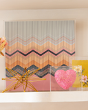 Caixa Acrílico Coração Fios de Cobre G - Rosa