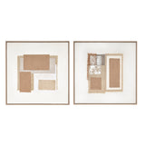 Conjunto Quadros em Canva Texturizado e Linho