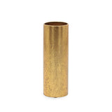 Vaso Dourado Lux em Metal P - 23x8cm