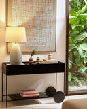 Quadro Entrelaço Minimalista em Linho – 90 x 120 cm