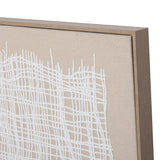 Quadro Entrelaço Minimalista em Linho – 90 x 120 cm