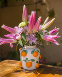 Vaso Cerâmica Tangerina- G