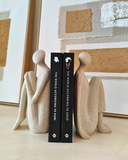 Aparadores de Livros em Polirresina Silhueta - 19x8cm