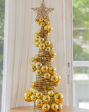 Árvore de Natal Provincial Dourada - 95cm
