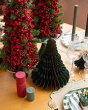 Dupla de Árvores de Natal Origami em Papel