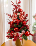 Árvore de Natal Candy Cane com Vaso - 70cm
