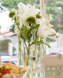 Vaso Tubos 5 Pontas - 30x28 cm