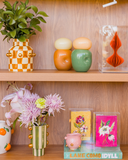 Vaso Latch de Vidro – Laranja com Tampa Ambar