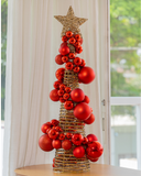 Árvore de Natal Provincial Vermelha - 95cm