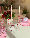 Vela Boca Vermelha Pintada à Mão – 26cm