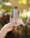 Taça Transparente Bubble Glass Ambar 540ml