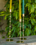Conjunto de Castiçais Dourados Sphere