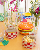 Conjunto para Servir Burger Joy em Cerâmica - 6 Peças