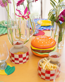 Conjunto para Servir Burger Joy em Cerâmica - 6 Peças