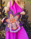 Conjunto 4 Peças Jogo Americano Bloom - Orquídea Roxa