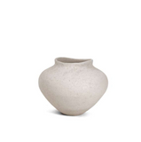 Vaso em Polirresina Branco Organic - 31x26,5