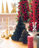 Dupla de Árvores de Natal Origami em Papel