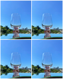 Conjunto 4 Taças Transparentes Bubble Glass Ambar 540ml