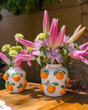 Vaso Cerâmica Tangerina- G